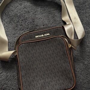 Michael Kors Dark Brown Messenger Bag